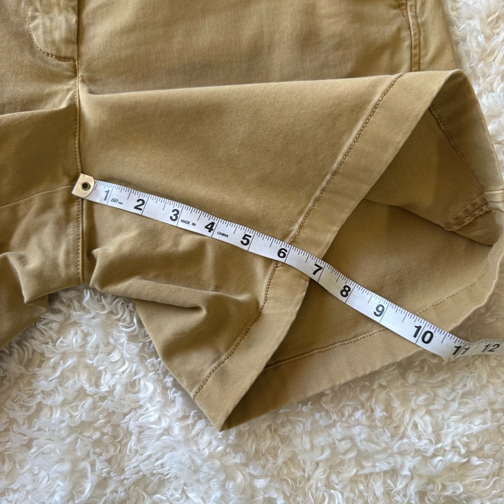 J CREW Women's Khaki 7" stretch chino short Size 14 H5809 - Picture 6 of 10